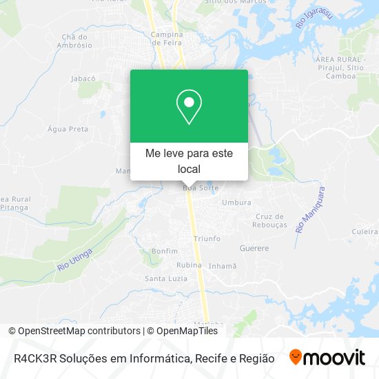 R4CK3R Soluções em Informática mapa