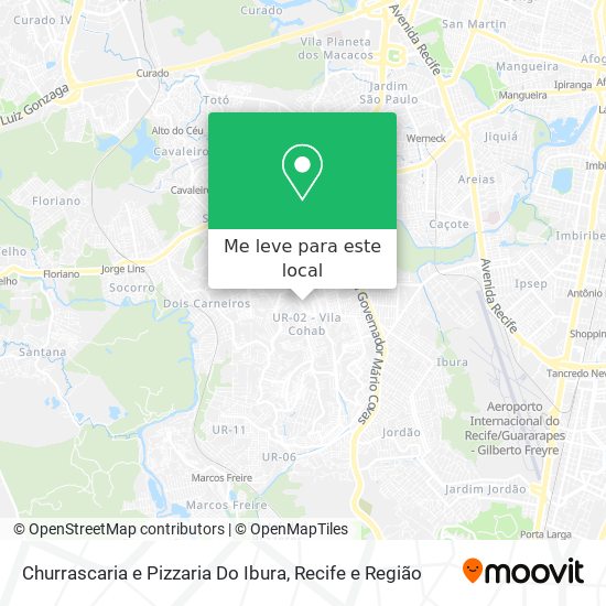 Churrascaria e Pizzaria Do Ibura mapa