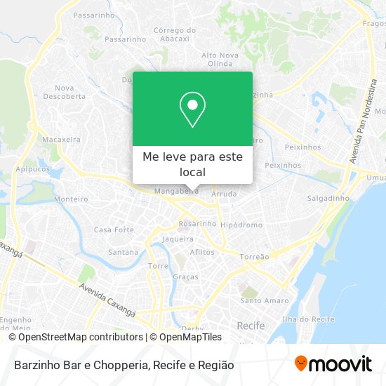 Barzinho Bar e Chopperia mapa