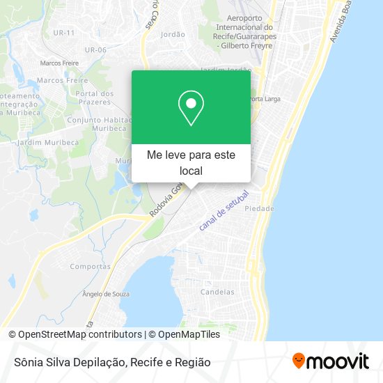 Sônia Silva Depilação mapa