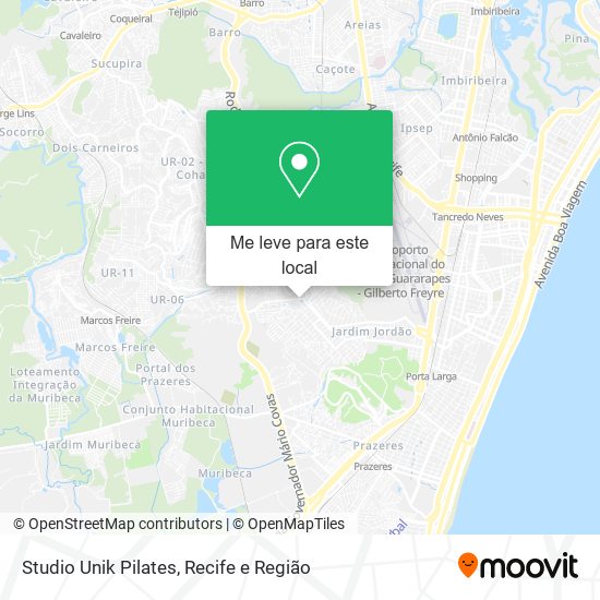 Studio Unik Pilates mapa