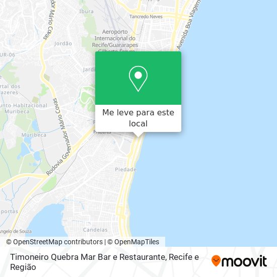 Timoneiro Quebra Mar Bar e Restaurante mapa