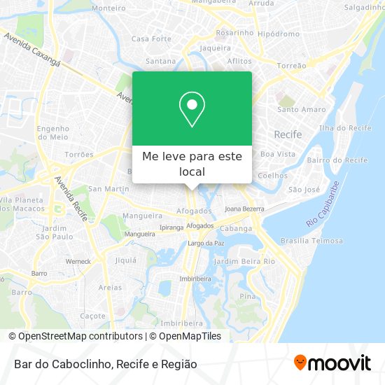 Bar do Caboclinho mapa