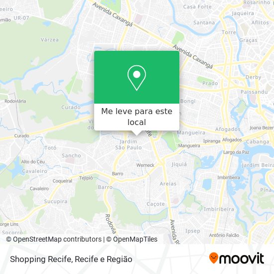 Shopping Recife mapa