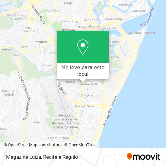 Magazine Luiza mapa