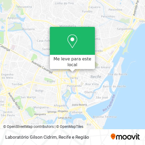 Laboratório Gilson Cidrim mapa