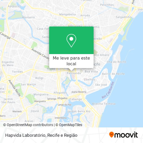 Hapvida Laboratório mapa