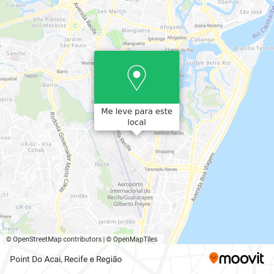 Point Do Acai mapa