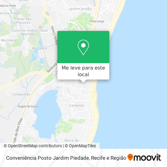 Conveniência Posto Jardim Piedade mapa