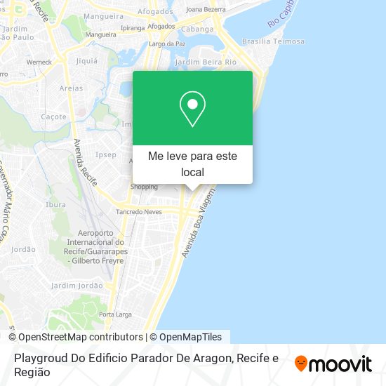 Playgroud Do Edificio Parador De Aragon mapa