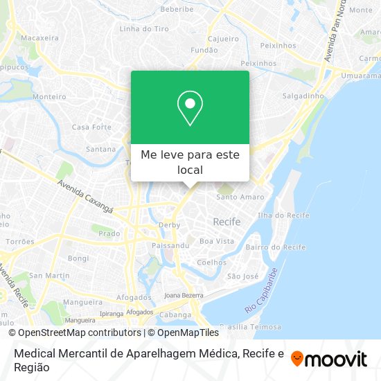 Medical Mercantil de Aparelhagem Médica mapa