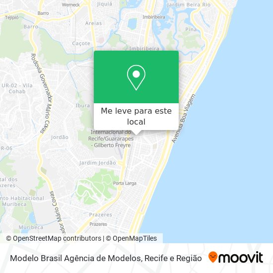 Modelo Brasil Agência de Modelos mapa