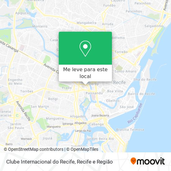 Clube Internacional do Recife mapa