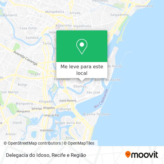 Delegacia do Idoso mapa