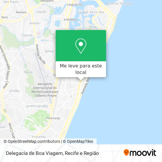 Delegacia de Boa Viagem mapa