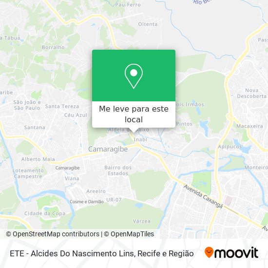 ETE - Alcides Do Nascimento Lins mapa