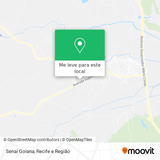 Senai Goiana mapa