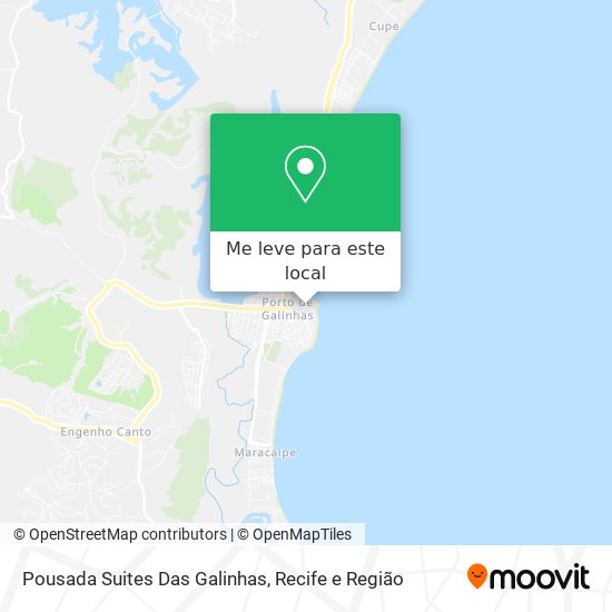 Pousada Suites Das Galinhas mapa