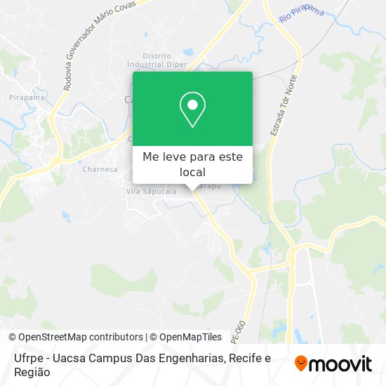 Ufrpe - Uacsa Campus Das Engenharias mapa