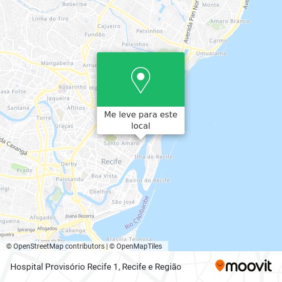 Hospital Provisório Recife 1 mapa