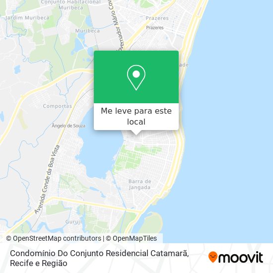 Condomínio Do Conjunto Residencial Catamarã mapa