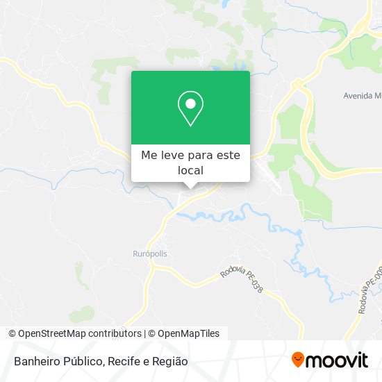 Banheiro Público mapa