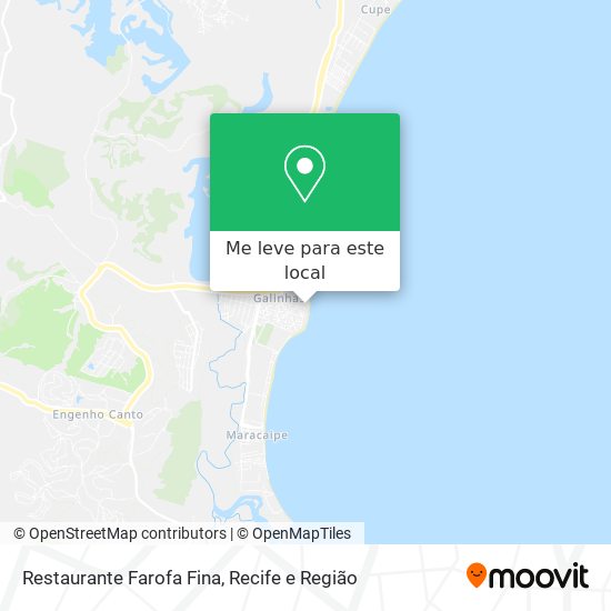 Restaurante Farofa Fina mapa