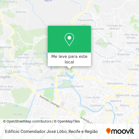 Edifício Comendador José Lôbo mapa