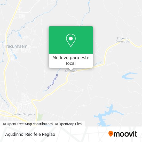 Açudinho mapa