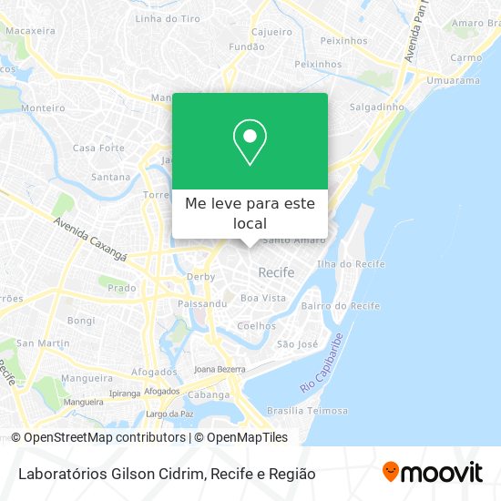 Laboratórios Gilson Cidrim mapa