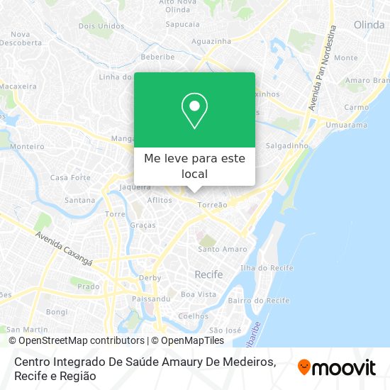 Centro Integrado De Saúde Amaury De Medeiros mapa