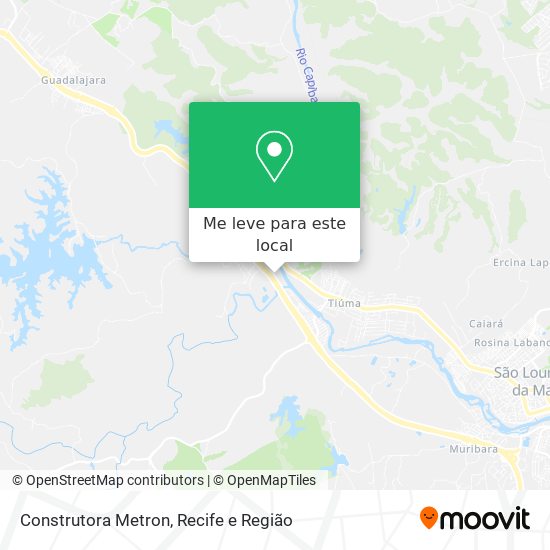 Construtora Metron mapa