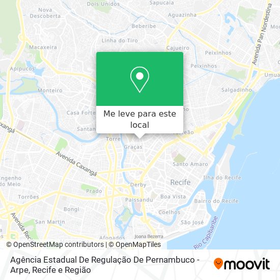 Agência Estadual De Regulação De Pernambuco - Arpe mapa