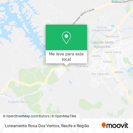 Loteamento Rosa Dos Ventos mapa