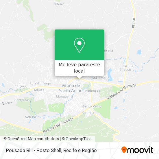 Pousada Rill - Posto Shell mapa