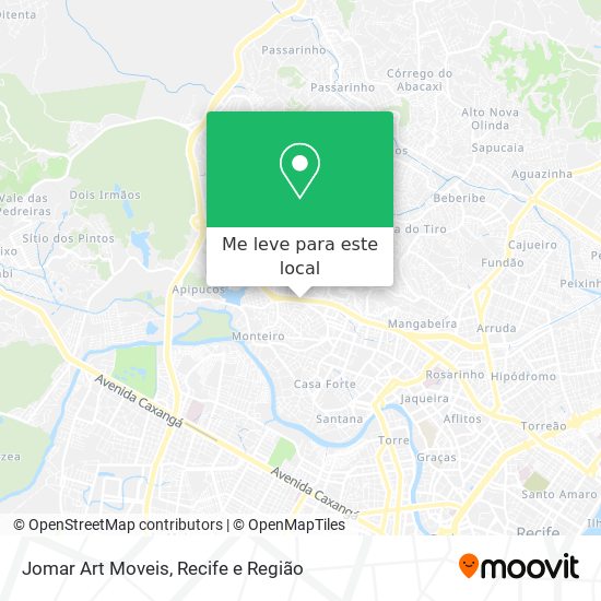 Jomar Art Moveis mapa