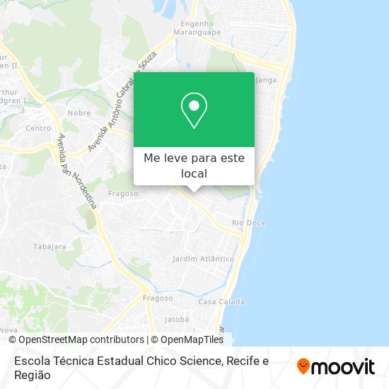 Escola Técnica Estadual Chico Science mapa