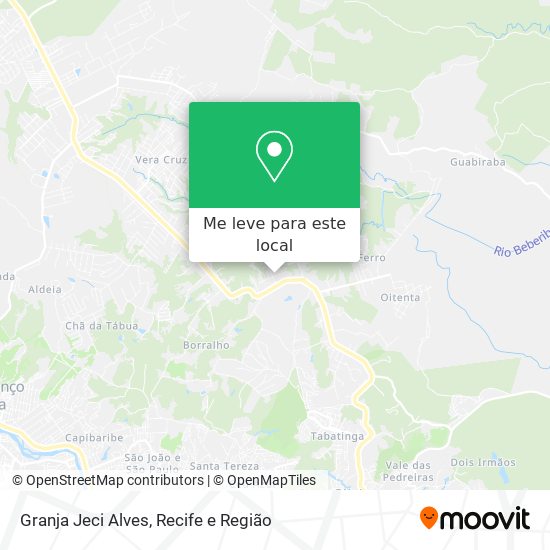 Granja Jeci Alves mapa