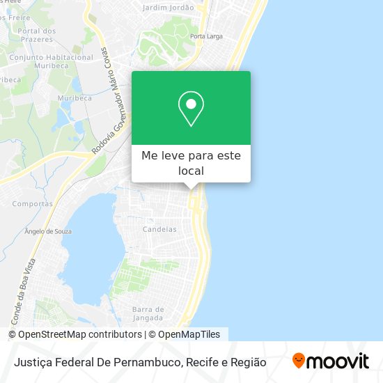 Justiça Federal De Pernambuco mapa