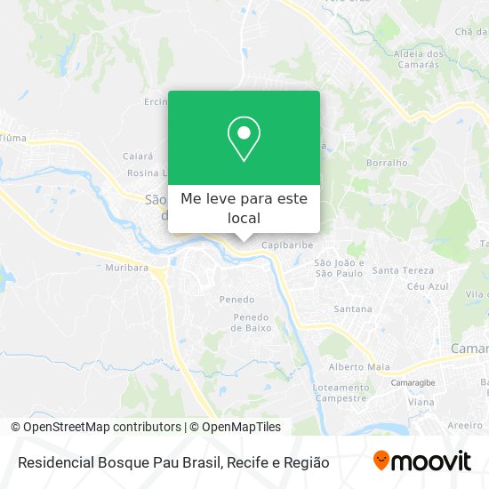 Residencial Bosque Pau Brasil mapa