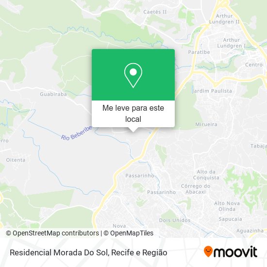 Residencial Morada Do Sol mapa