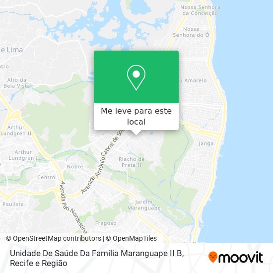 Unidade De Saúde Da Família Maranguape II B mapa
