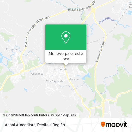 Assaí Atacadista mapa