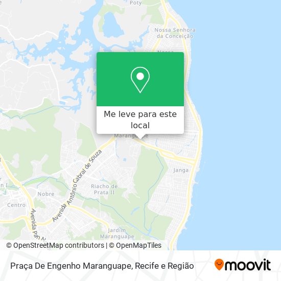 Praça De Engenho Maranguape mapa