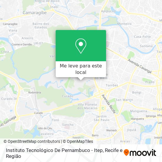 Instituto Tecnológico De Pernambuco - Itep mapa