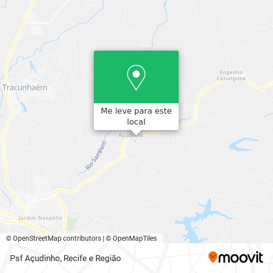 Psf Açudinho mapa