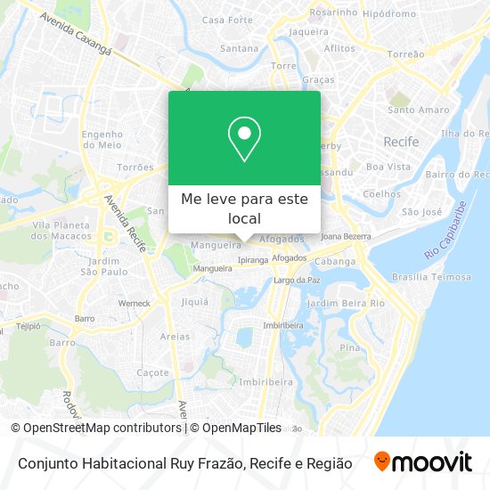 Conjunto Habitacional Ruy Frazão mapa