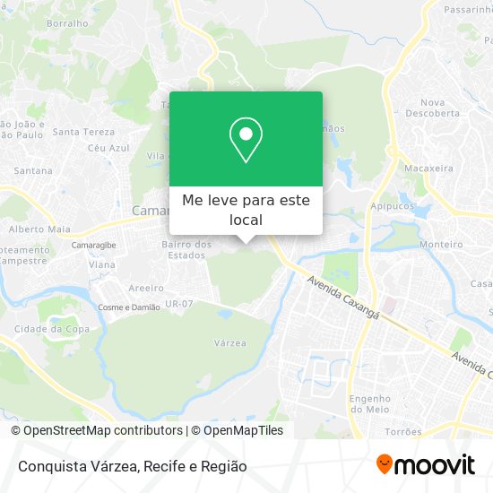 Conquista Várzea mapa