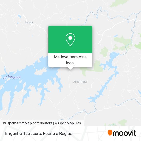 Engenho Tapacurá mapa