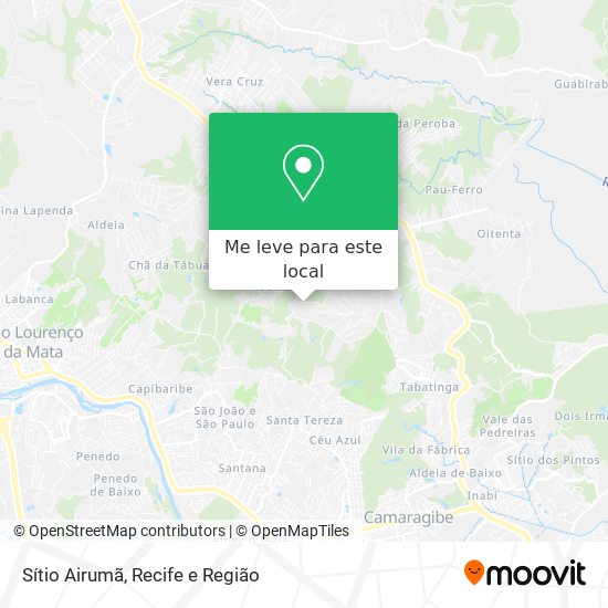 Sítio Airumã mapa